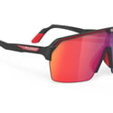 Rudy Project Spinshield Matte Zwarte Zonnebril met Rode Multilaser RP Lens