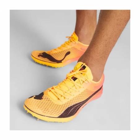 Zapatillas con clavos Puma evoSPEED Distance Nitro Elite Amarillo Naranja SS23