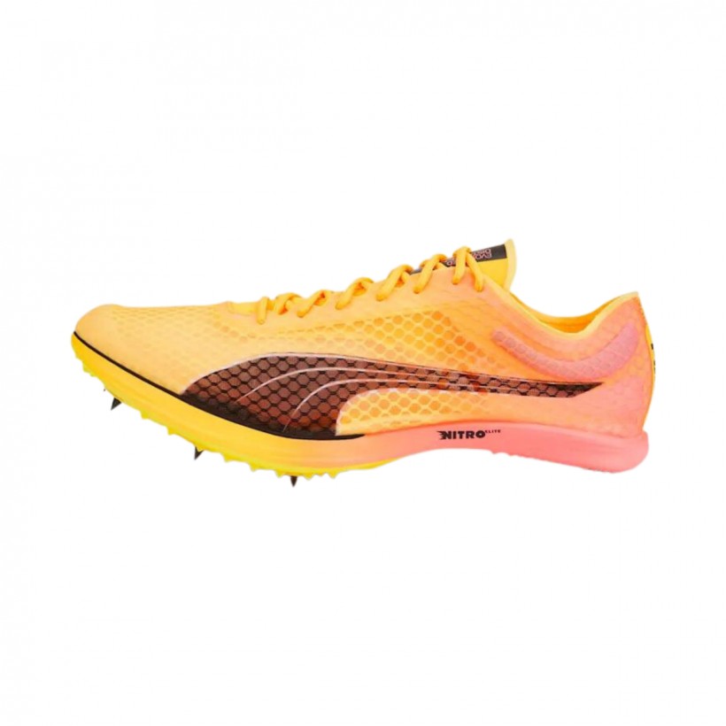 Pfennigschuhe Puma evoSPEED Distance Nitro Elite Gelb Orange SS23