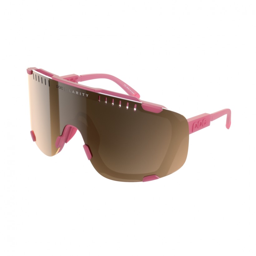 Gafas POC Devour Rosa Lentes Marrón