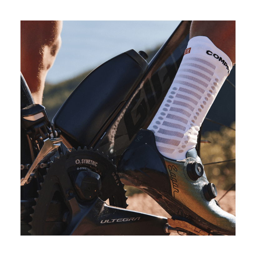Compressport Calze a Compressione - Ski Touring Full - safe yellow/black