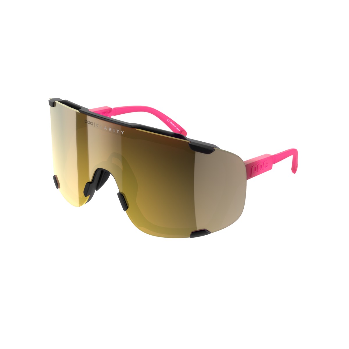 Image of Brille POC Devour Fluo-Rosa Gläser Golden