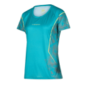 T-Shirt de Manga Curta La Sportiva Pacer Azul Mulher