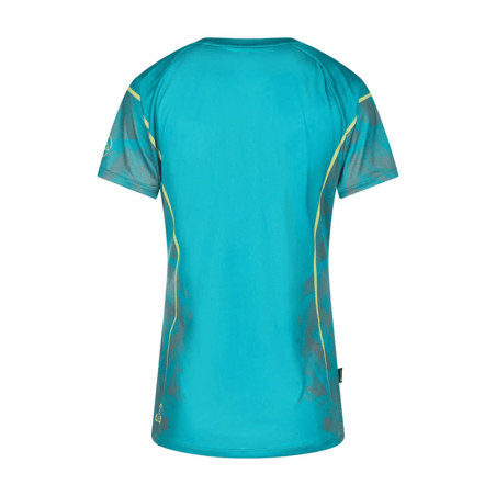 La Sportiva Pacer Blauw Dames T-shirt met Korte Mouwen