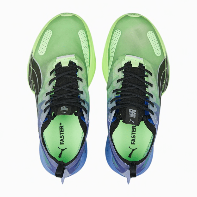 Zapatillas Puma Fast-R Nitro Elite Elektrocharged Verde Violeta SS23
