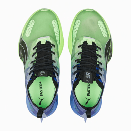 Zapatillas Puma Fast-R Nitro Elite Elektrocharged Verde Violeta SS23