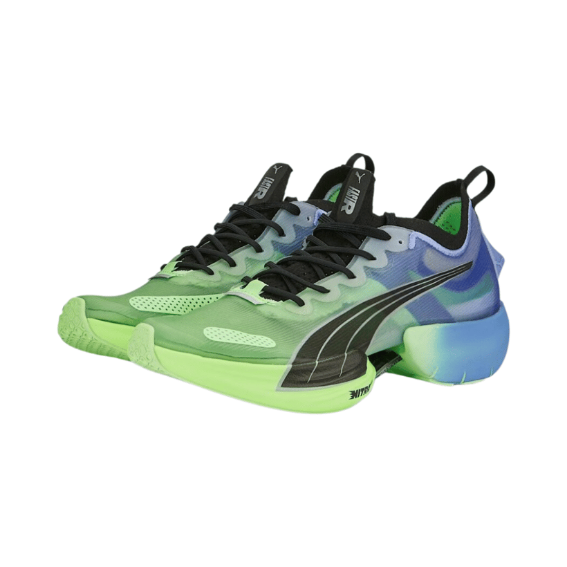Scarpe da ginnastica Puma Fast-R Nitro Elite Elektrocharged Verde Viola SS23
