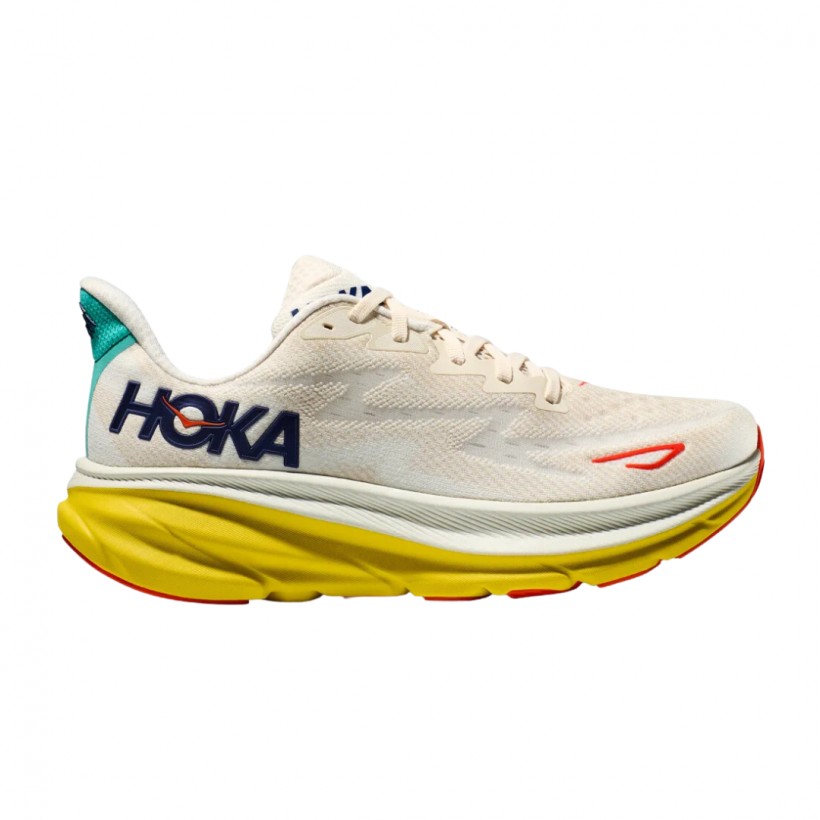 Shoes Hoka One One Clifton 9 Beige Yellow SS23