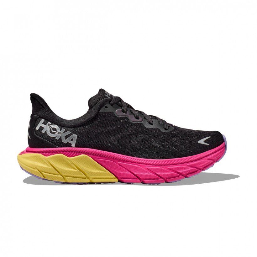 Shoes Hoka One One Arahi 6 Noir Rose SS23 Femme