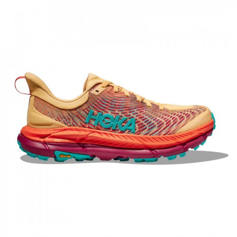 Shoes Hoka One One Mafate Speed 4 Orange Beige SS23