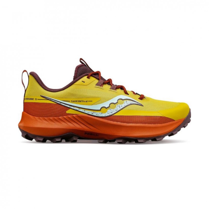 Shoes Saucony Peregrine 13 Orange Yellow SS23