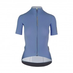 Q36.5 Pinstripe Pro Blue Women's Short Sleeve Jersey