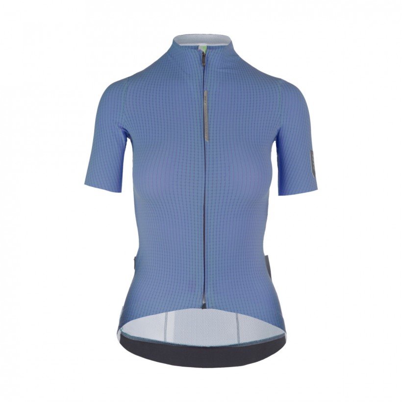 Maillot manches courtes femme Q36.5 Pinstripe Pro bleu