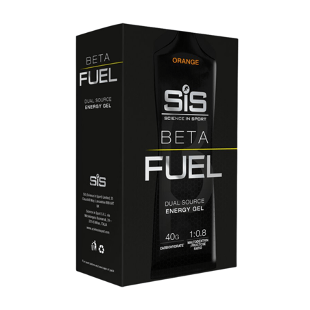 SIS Beta Fuel Energy Gel Orange Pack of 6