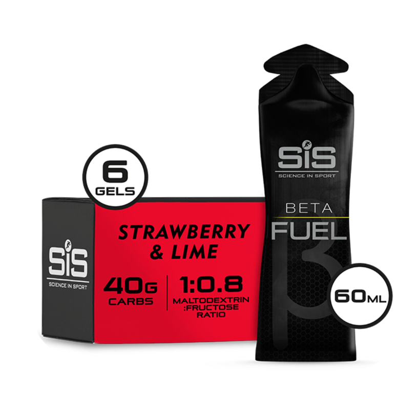 SIS Beta Fuel Energy Gel Strawberry Lemon 6-Pack