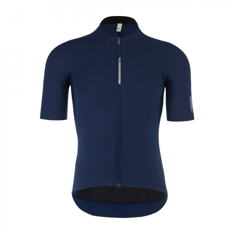 Q36.5 Pinstripe Pro Short Sleeve Jersey Marin Blue