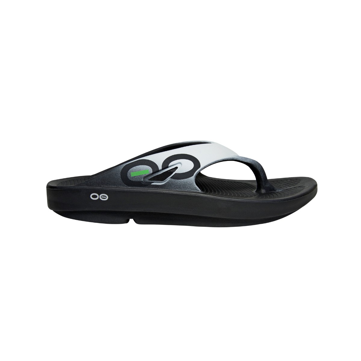 sandales oofos recovery ooriginal sport noir gris unisex, taille 44 - eur