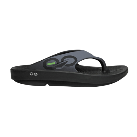 Sandali Oofos Recovery OOoriginal Sport Nera Grafite Unisex