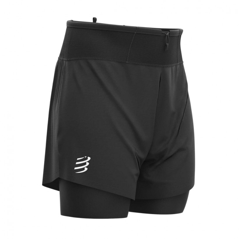 Shorts Compressport Trail 2 in 1 Black