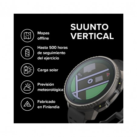 Watch Suunto Vertical Titanium Solar Black