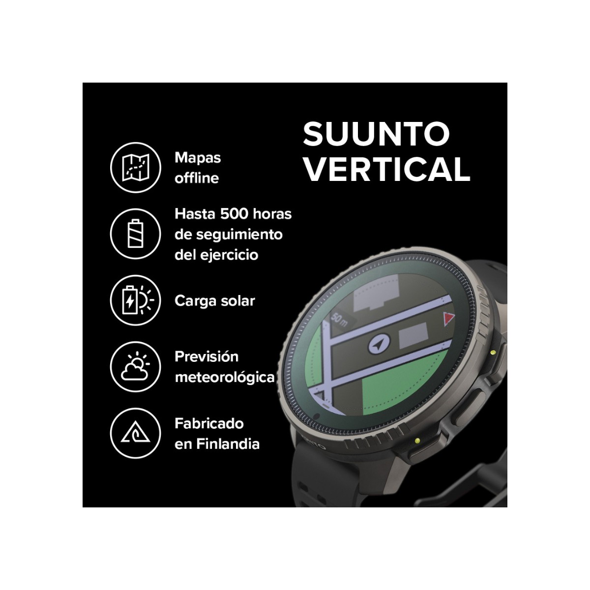 Suunto Vertical Titanium Solar Black - El reloj definitivo para