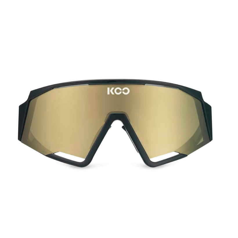 KOO Spectro zwarte zonnebril met bronzen lenzen