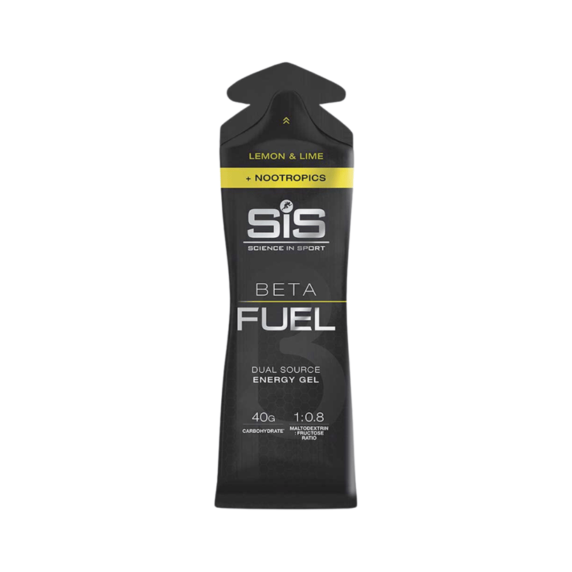 SIS Beta Fuel + Nootropics energy gel, lemon-lime flavor, 60 ml