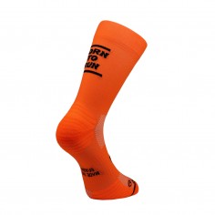Socks Sporcks Born To Run Orange