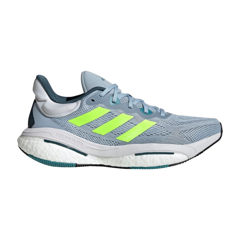Shoes Adidas Solar Glide 6 Gray Yellow SS23