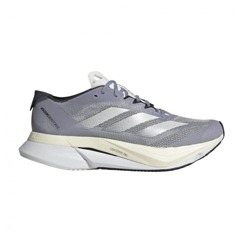 Shoes Adidas Adizero Boston 12 Gray White SS23 Women's
