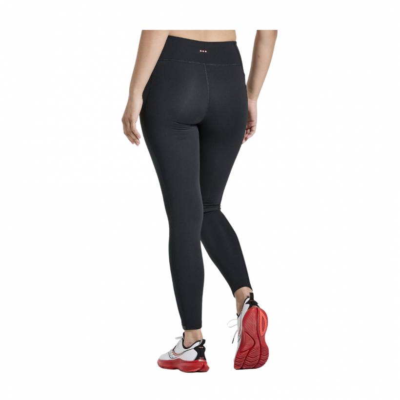 Legginsy Saucony Solstice Czarne Damskie