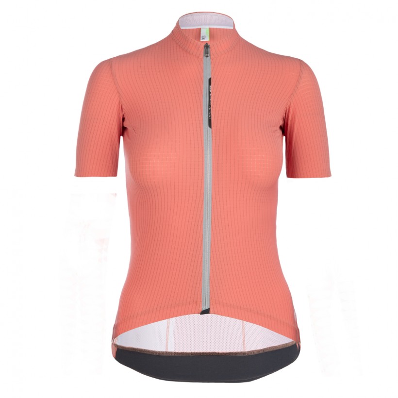 Q36.5 Pinstripe X L1 Grünes Damen-Kurzarmtrikot