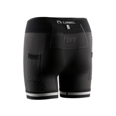 Collant corti Lurbel Spirit Nero Grigio Donna 2