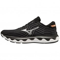 Scarpe Mizuno Wave Horizon 6 Nero Argento Arancione