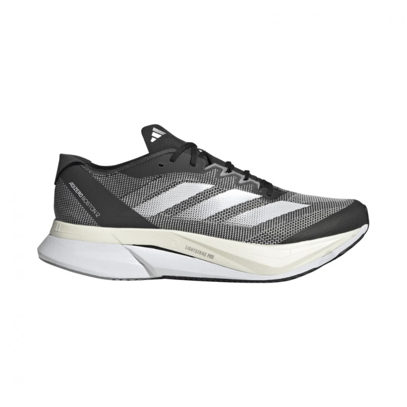 Adidas Adizero Boston 12 Black White l Shoes At Best Price