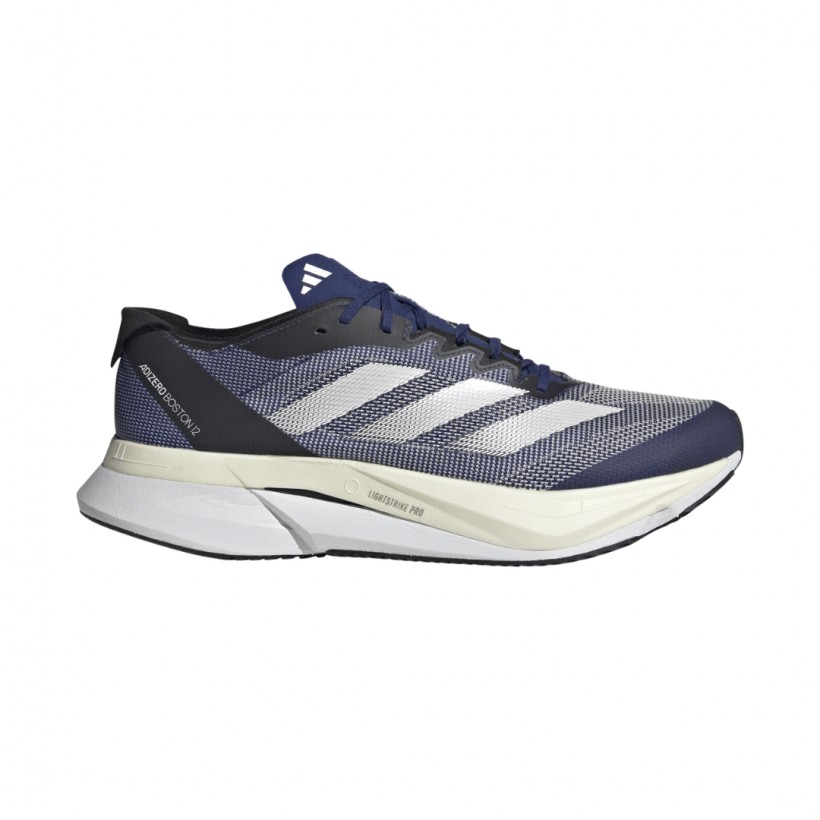 búnker cuscús Descodificar Adidas Adizero Boston 12 Blue Black l Shoes At Best Price