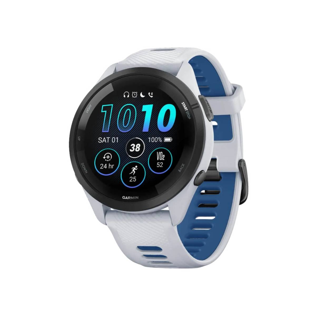 noch Eis günstig Kaufen-Garmin Forerunner 265 Weiß Blau. Garmin Forerunner 265 Weiß Blau <![CDATA[trainiere hervorragend
 Was wäre, wenn Sie bei Ihrem nächsten Wettkampf eine noch nie dagewesene Leistung erbringen könnten? Was wäre, wenn personalisierte Vorschläge