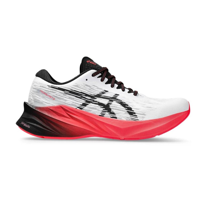 Schuhe Asics Novablast 3 Weiß Rot AW23