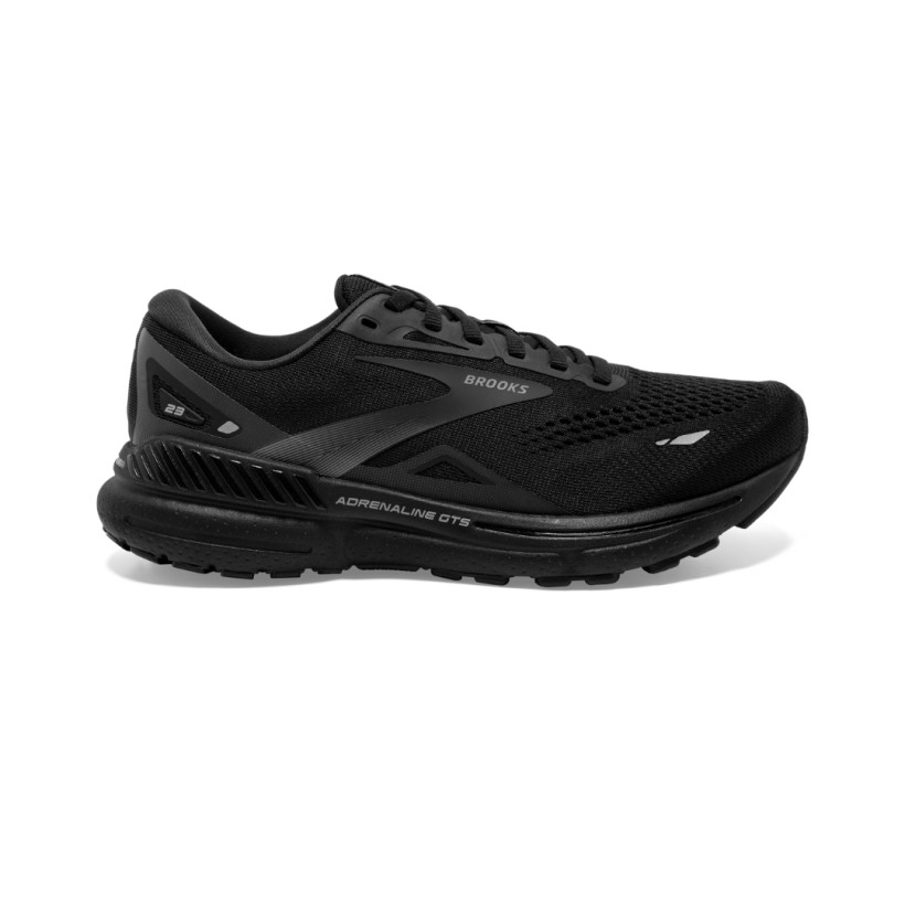 Brooks Adrenaline GTS 23 Black Shoes  Women Wide