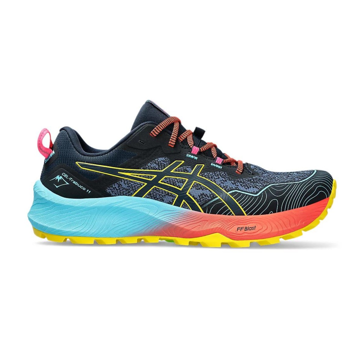 Zapatillas Asics Gel Trabuco 11 Negro Azul AW23