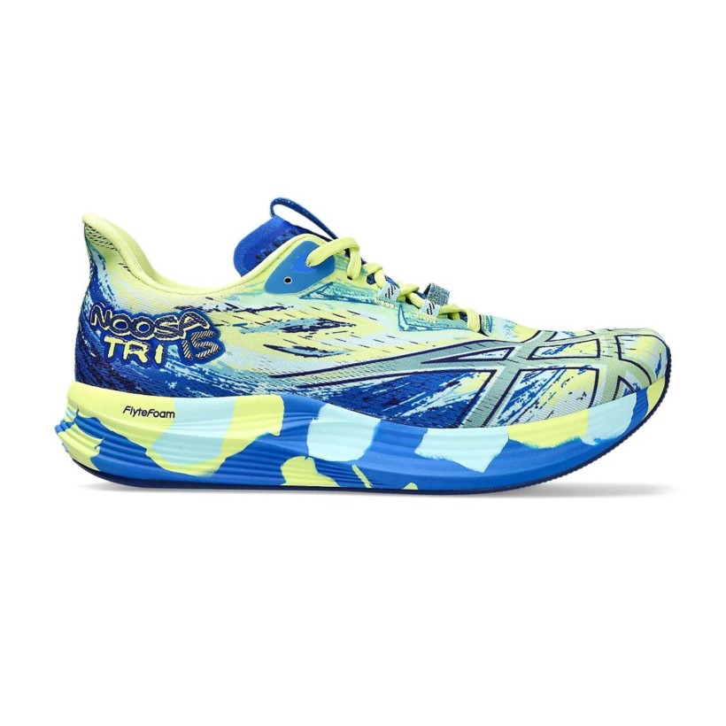 Baskets Asics Noosa Tri 15 Bleu Jaune