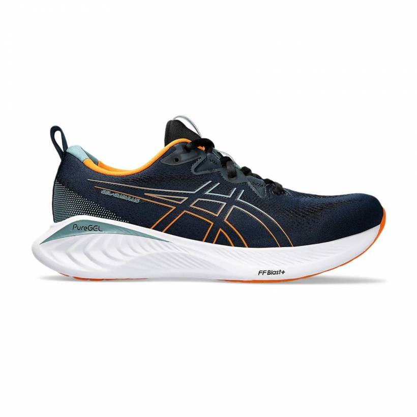 Chaussures Asics Gel Cumulus 25 Noir Orange 