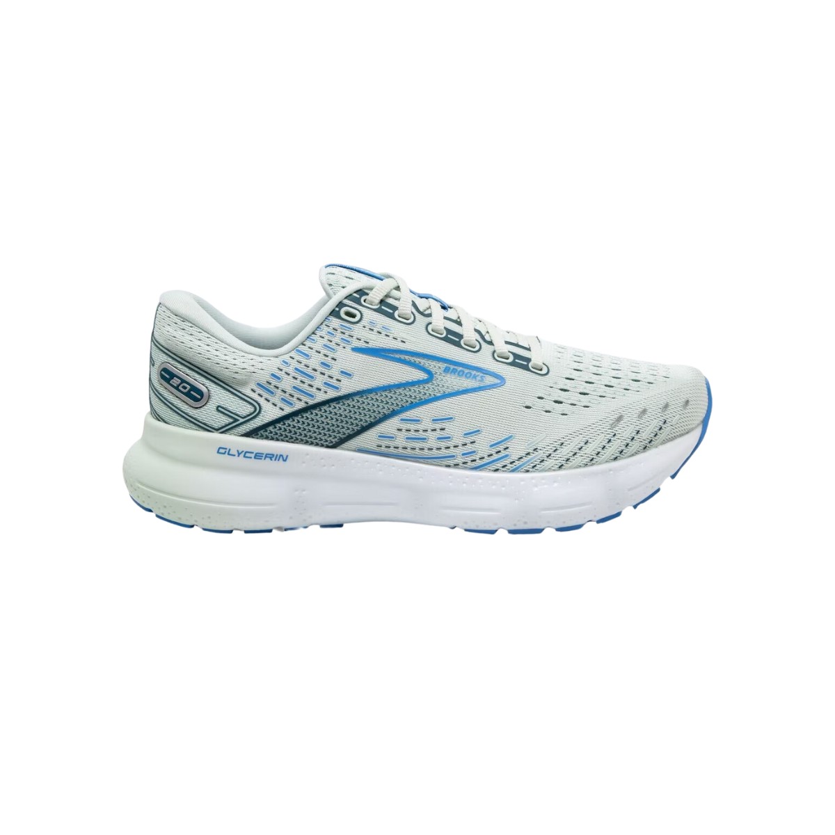 Acquista Scarpe Brooks Glycerin 20 Bianco Blu Donna Il miglior