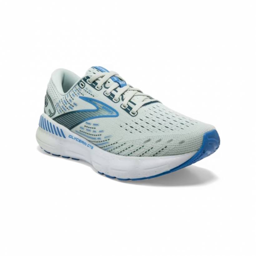 Acquista Scarpe Brooks Glycerin GTS 20 Bianco Blu Donna