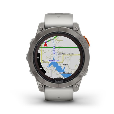 Garmin Fenix 7 Pro Sapphire Solar Edition Titanium Orange Gray