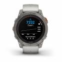 Garmin Fenix 7 Pro Sapphire Solar Edition Titanium Pomarańczowy szary
