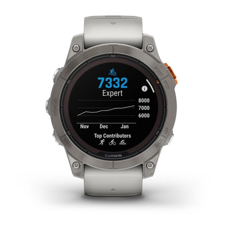 Garmin Fenix 7 Pro Sapphire Solar Edition Titanium Orange Gray