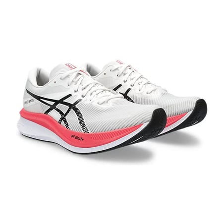 Zapatillas Asics Magic Speed 3 Blanco Rojo  Mujer