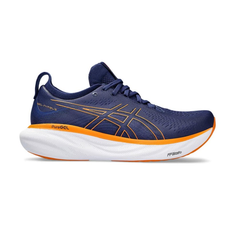 Schuhe Asics Gel Nimbus 25 Blau Orange AW23