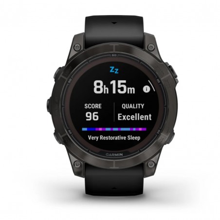 Garmin Fenix 7 Pro Sapphire Solar Edition Titane Noir
